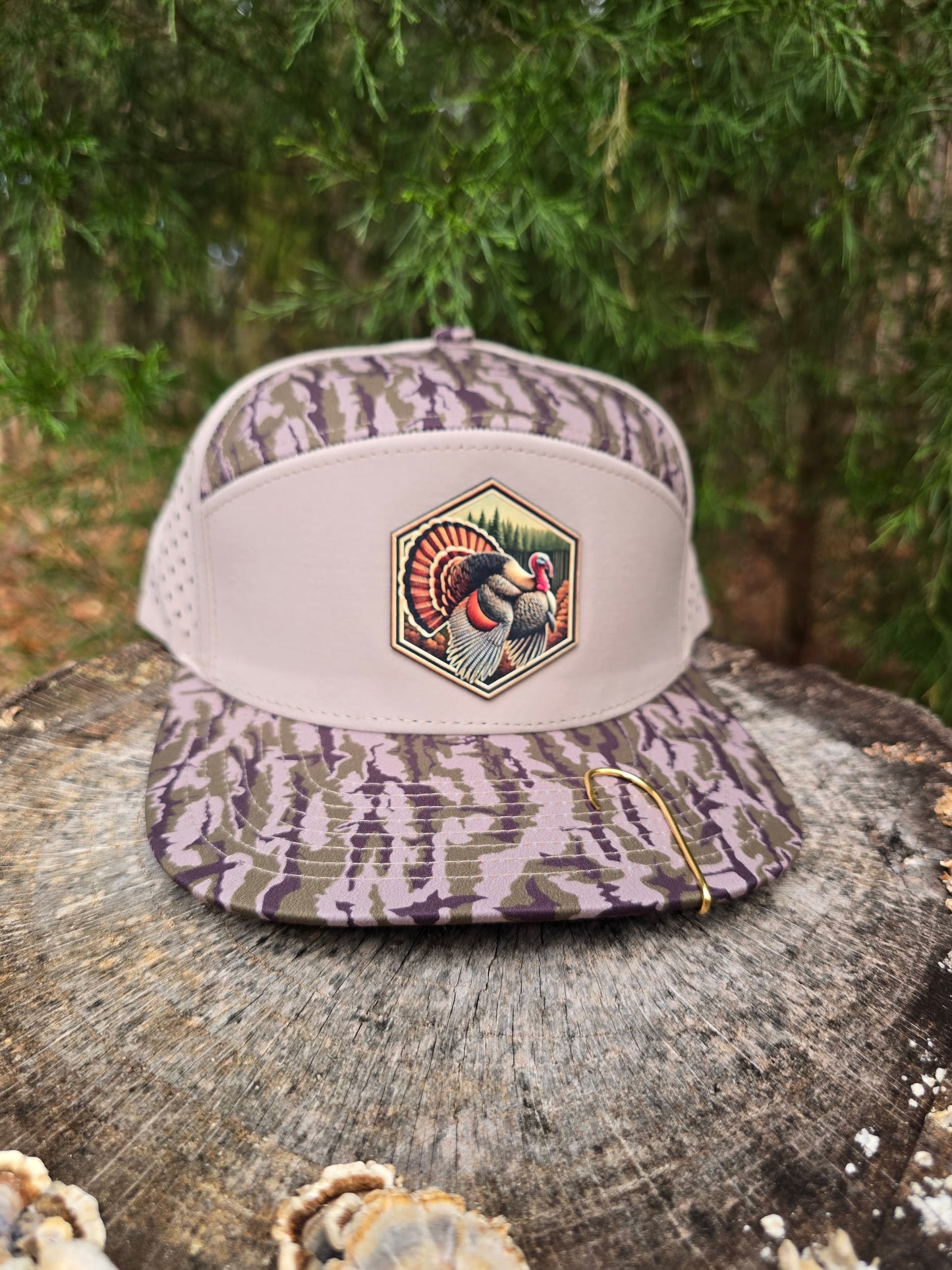 Bottomland/Beige Turkey Patch Hat