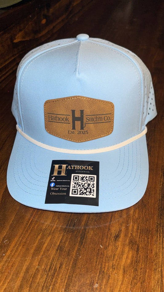 Youth Ice Blue/White Rope Branded Patch Logo