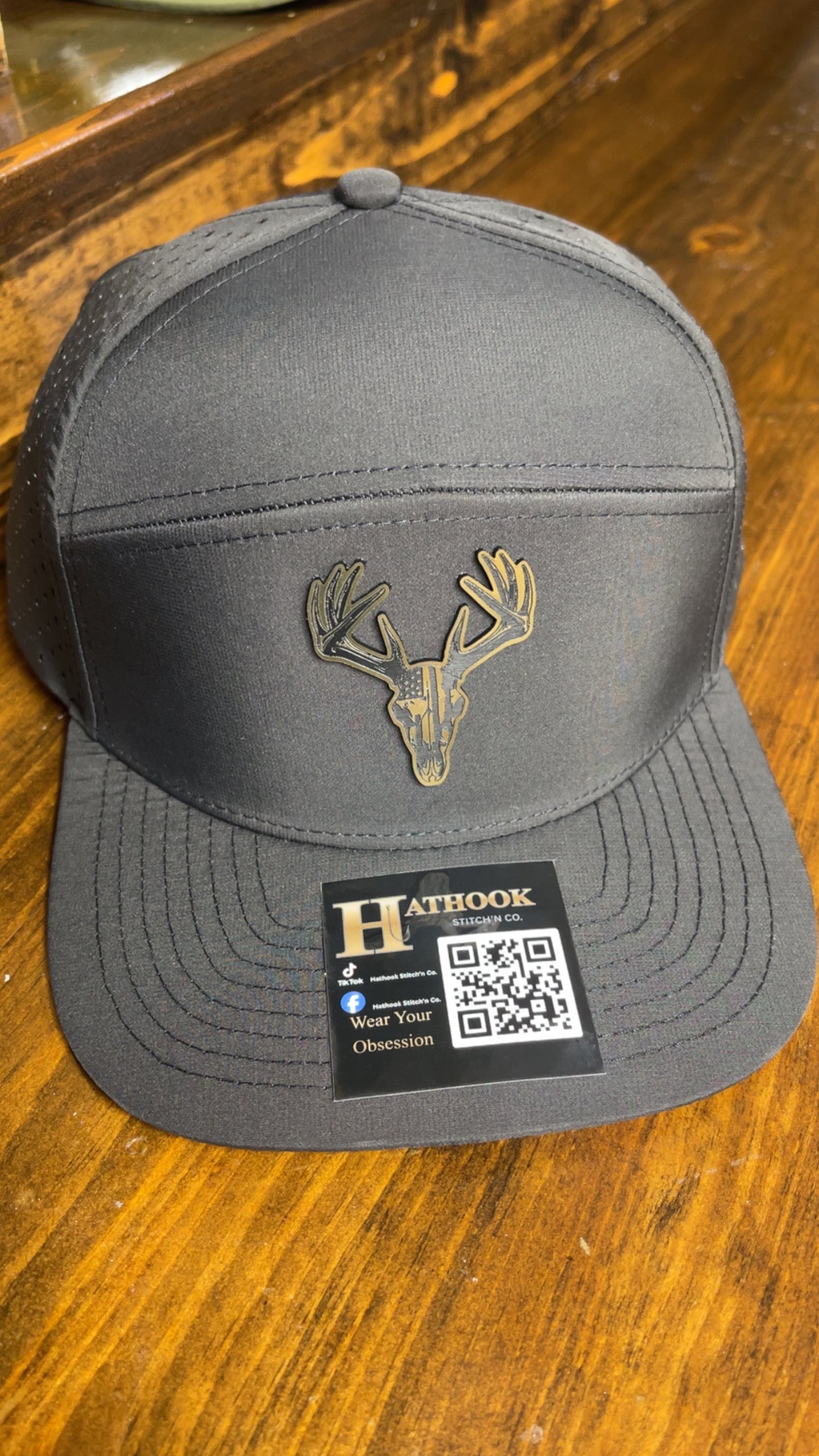 Youth Black Osprey Acrylic Euro Logo