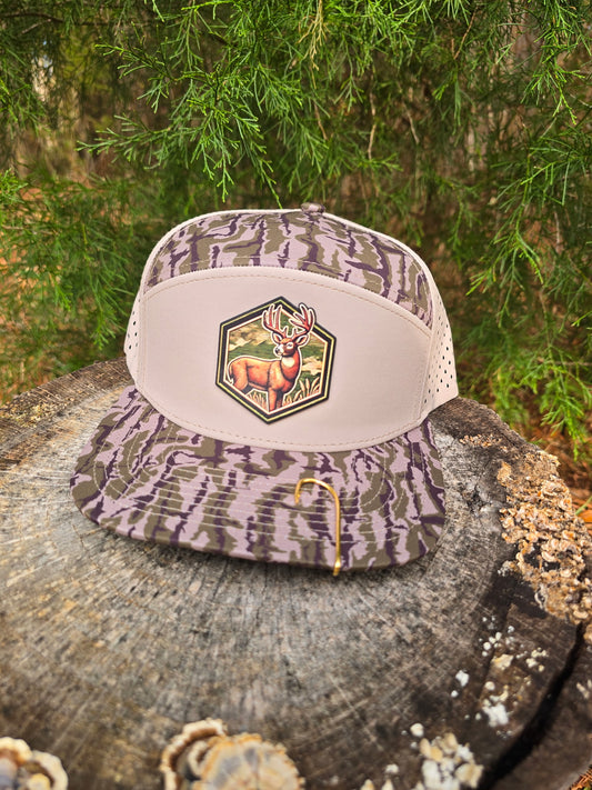 Bottomland/Beige Deer Patch Hat