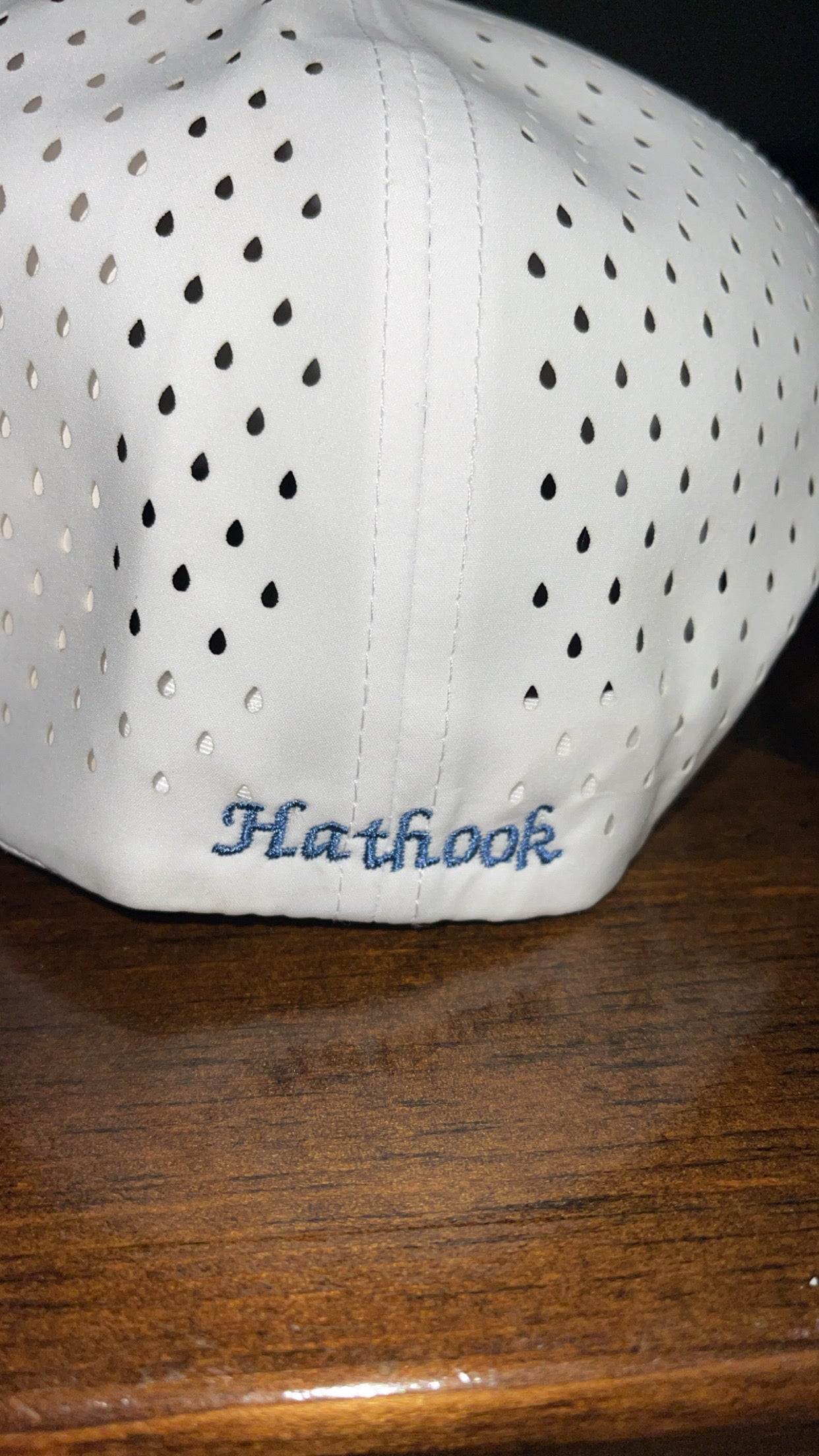 White Snapback Just The Tip Embroidered Logo